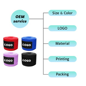 Boksbandage-1.5/<span class=keywords><strong>3</strong></span>/5 Meter Elastisch Verband Katoenbescherming Training Antislip Handwikkel Polsbrace Polssteun - Product Image 6