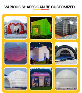 Dôme commercial portable gonflable type igloo, tente dôme planétarium avec impression planètes, structures gonflables publicitaires - Product Image 2