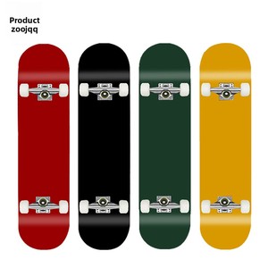 <span class=keywords><strong>Planche</strong></span> à roulettes double rocker en bois d'érable couleur unie, quatre roues, largeur 20 cm, <span class=keywords><strong>longueur</strong></span> 79 cm, <span class=keywords><strong>planche</strong></span> de rue polyvalente - Product Image 2