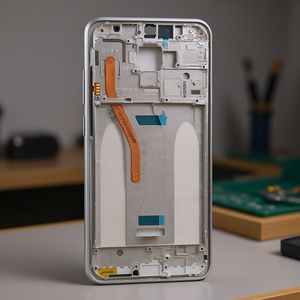 Cornice Anteriore per Schermo Redmi Note 8 Pro, Scocca per Telefono Cellulare Argento - Product Image 3