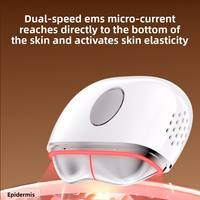Appareil de massage facial chauffant et rafraîchissant, dispositif de beauté à lumière colorée, lifting du visage, massage Gua Sha et des fascias