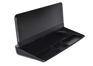Tablero de borrado en seco para <span class=keywords><strong>escritorio</strong></span> Tablero blanco de escritura de vidrio con caja de almacenamiento - Product Image 2