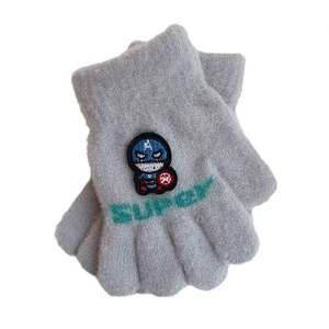 Gants chauds pour petit garçon, protection contre le froid, cinq doigts, pour enfants de maternelle, cyclisme, neige, écriture - Product Image 5