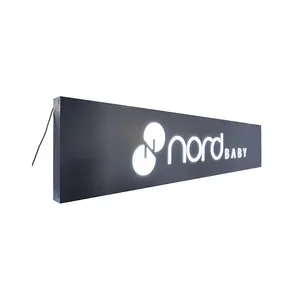 Hot Sale Acrylic Led Metal Frame Double Side Advertising Light Box