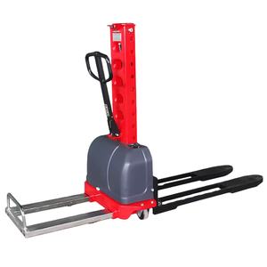 1000kg harga murah kontainer mengangkat sendiri palet Stacker Forklift Crane semi-electric Stacker - Product Image 1