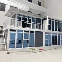 Maisons conteneur et maisons modernes préfabriquées maison villa avec structure en acier cadre soudé