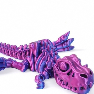 Modelo de Dinosaurio Tiranosaurio Rex Impreso en 3D, Articulado, Giratorio, Juguete Antiestrés, Regalo para Servicios de Prototipado Rápido - Product Image 5