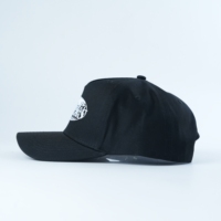 Casquettes de golf à 5 panneaux personnalisées 100% coton, ajustables, structurées, avec fermeture snapback