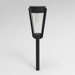 Lampe solaire LED pour pelouse, extérieur, jardin, étanche, paysage, cour, décorative, lumière au sol, 673 mm, art abstrait géométrique - Product Image 3