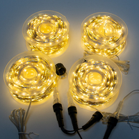 Guirlande lumineuse 3000 LED fil d'argent scintillant, lumières de lucioles à brancher, télécommande, blanc chaud pour chambre, mariage, fête, Noël