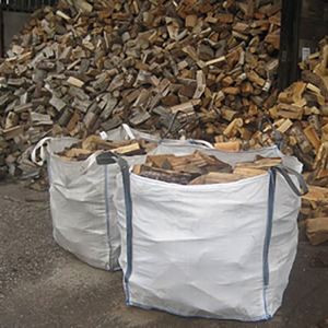 Fournisseurs de sacs en polypropylène tissé de grande capacité, Chine, logo personnalisé, petit sac en vrac respirant et ventilé, sac à bois de chauffage, bec de remplissage supérieur 5:1 - Product Image 1