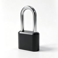 Petit cadenas à combinaison réinitialisable à 4 chiffres en alliage de zinc avec anse longue pour bagages, dortoirs et salles de sport
