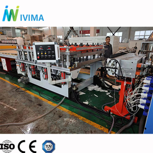 <strong>PVC</strong> WPC Foam Plate <strong>Making</strong> <strong>Machine</strong> / <strong>PVC</strong> Foaming Board Manufacturing Line - Product Image 3