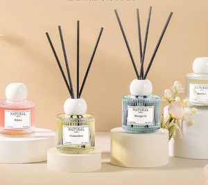 Cao cấp thủy tinh <span class=keywords><strong>Gardenia</strong></span> hương thơm sậy khuếch tán với Phthalate miễn phí tinh dầu thân thiện với môi hương liệu trang trí nhà - Product Image 2