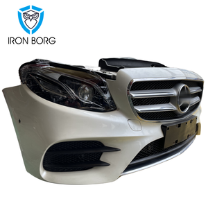 Kit de carrosserie d'origine d'occasion pour Mercedes Classe E W213 <span class=keywords><strong>E200</strong></span> E260 E300 E350 Pare-chocs avant complet avec grilles phares à LED - Product Image 2