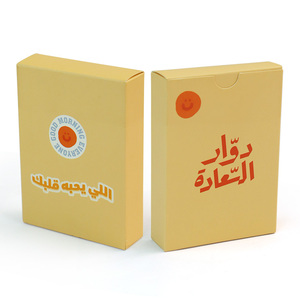 Naipes de Plástico con Diseño Impreso Personalizado y Logotipo de Sol, Juego de Naipes de Póquer de Plástico de Alta Calidad Personalizados - Product Image 2