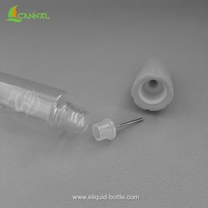 Ecannal CE Petit flacon applicateur en plastique PET transparent noir <span class=keywords><strong>de</strong></span> 30 ml (1 oz) avec embout à aiguille et bouchon <span class=keywords><strong>de</strong></span> sécurité pour enfants - Product Image 2