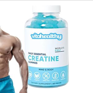 Vitahoalthy OEM/ODM Marca Privada Creatina Hcl Gummies Crecimiento Muscular Creatina Clorhidrato Gummies Pre Entrenamiento Gummy - Product Image 1