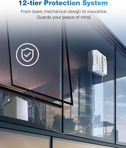 Ecovacs winbot W2 Omni điện cửa sổ máy hút bụi cầm tay robot thông minh Slam sạch hút mạnh mẽ 12 giai đoạn chống rơi - Product Image 6