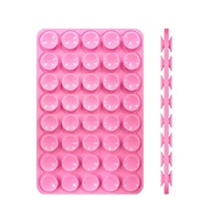 Support de téléphone portable multifonctionnel double face en silicone avec ventouse puissante de 40 mm² – En stock