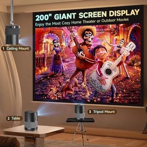 ZCGIOBN Full HD 1080p <b>Projector</b> Auto Smart <b>Android</b> Home Portable Video Mini <b>Projector</b> - Product Image 5