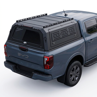 Hardtop en aluminium prêt à l'emploi pour pick-up Overland, compatible avec Tacoma, Hilux, Ford Ranger, avec support de toit et tente de toit