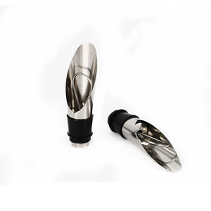 Nhà Máy bán hàng thanh phụ kiện công cụ thép không gỉ quà tặng 2 trong 1 rượu vang Phễu chai pourer và Stopper - Product Image 6