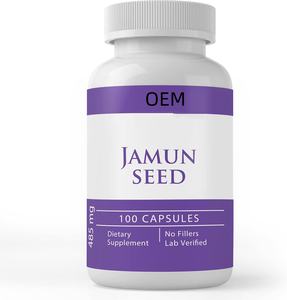 OEMプライベートラベルEugenia Jambolanaサプリメント<span class=keywords><strong>Jamun</strong></span>シードパウダー - Product Image 5