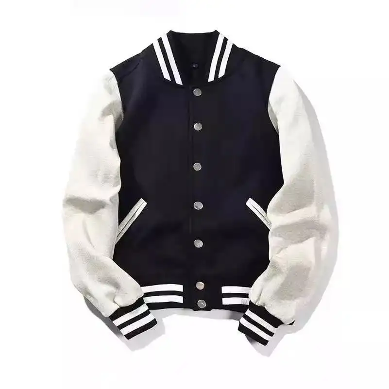 Logo personnalisé impression hommes veste de Baseball personnalisé meilleure vente Bomber polaire Collage Letterman veste StreetwearJacket