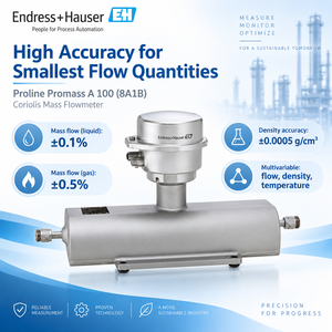 เครื่องวัดมวลคอริโอลิส Endress+hauser Proline Promass a 100 8a1b แบบ High Low Flow  วัสดุสแตนเลส สำหรับของเหลว/ก๊าซ ราคาประหยัด - Product Image 1