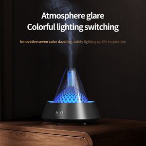 Smart 80ml Volcano Light Electric Waterless Aromatherapy Humidifier <b>Diffuser</b> with 7-Color LED for Home Hotel & Car Use - Product Image 2
