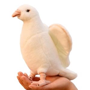 Lindo Peluche de Paloma de la Paz de 10 Pulgadas con Diseño de <span class=keywords><strong>Animal</strong></span>, Relleno de Algodón PP y Peluche Súper Suave, Muñeco de Pájaro Adorable, Regalos Unisex - Product Image 1
