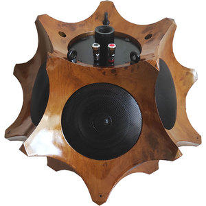 Wood Color Omnidirectional <b>Speaker</b> 10x4 160W 8 Ohm <b>Audio</b> Processor - Product Image 1