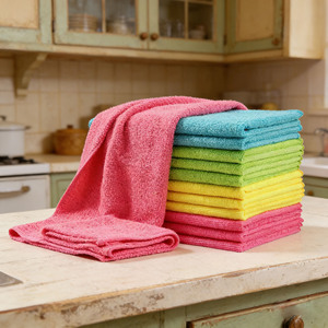 Chiffon de lavage de voiture en microfibre de qualité supérieure 30x30cm avec logo personnalisé, serviette de nettoyage et de séchage pour l'entretien des accessoires automobiles - Product Image 1