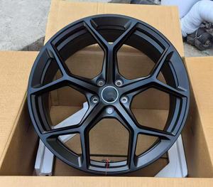 Jantes de voiture Xinlin 18 19 20 21 22 23 pouces en aluminium forgé noir mat, compatibles avec Audi RS4 <span class=keywords><strong>RS6</strong></span> Allroad A4 A5 A6 A7 A8 S4 S5 S6 - Product Image 2