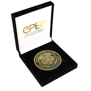 Kadife kese ambalaj özel metin meydan sikke ile lüks altın ve gümüş kaplama paralar - Product Image 1