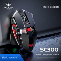 AULA Tarantula SC300 2.4GHz sans fil RVB LED rétro-éclairé Mini Slim E-Sports Mouse Rechargeable pour ordinateur portable et ordinateur de bureau