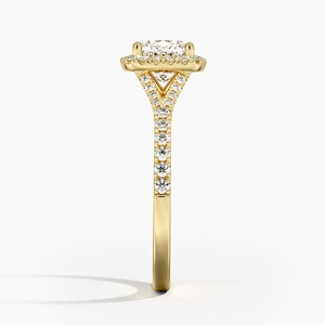 Belle bague de fiançailles en or pour femmes, pierre scintillante, bijoux de mariage, cadeau - Product Image 2