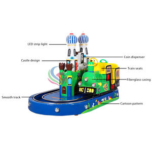 Máquina de Tiro Operada con Monedas, Tren Eléctrico Mini Castillo Redondo, Parque de Atracciones, Entretenimiento Infantil Interior, Gran Venta - Product Image 2