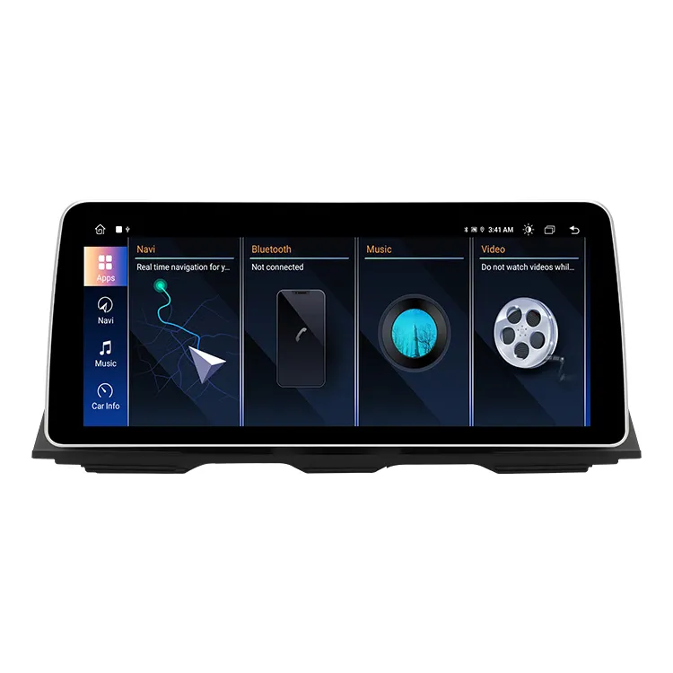 Qualcomm 12.3 inch Android 13 hệ thống định vị GPS cho BMW F10 Android Màn hình 5 Series F10 Navigator xe đa phương tiện Máy nghe nhạc