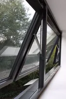 Ventana de Aluminio Moderna PRIMA con Vidrio Templado, Perfil de Alta Calidad, Ahorro de Energía e Impermeable para Oficina o Villa