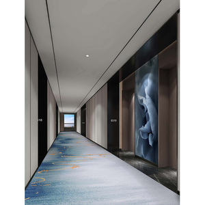 Tapis d'hôtel Axminster, prix compétitif, 80/20 laine/nylon, pour grandes salles de bal d'hôtel, tapis de sol insonorisants à fort trafic - Product Image 6