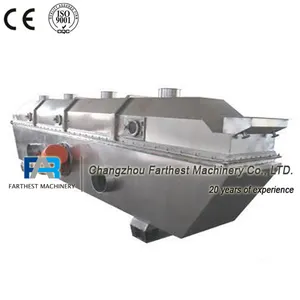 Máquina secadora de lecho fluidizado Changzhou Farthest 15 TPH para alimentación de pellets de peces animales