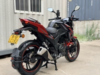 Moto de route d'occasion Haojue DR150S 150cc, refroidie par air, à essence, durable, plus de 80 km/h, Jiangsu, adaptée à toutes les conditions routières