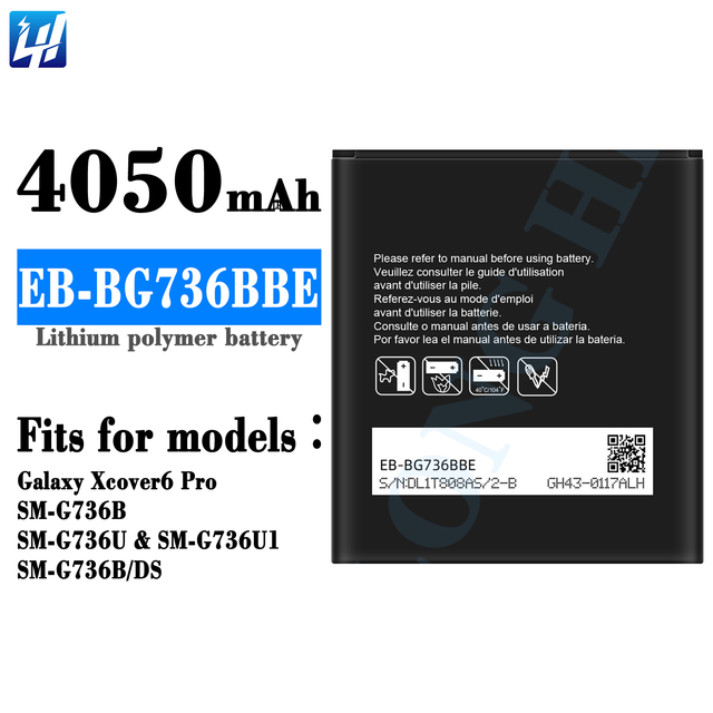 Original Replacement Phone Battery EB-BG736BBE for Samsung Galaxy Xcover6 Pro SM-G736B SM-G736U SM-G736U1 SM-G736B/DS