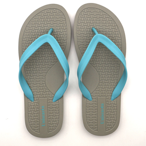 Ventes chaudes de tongs d'été pour hommes, semelle extérieure gaufrée, antidérapante, en caoutchouc, tongs de plage d'extérieur avec sangle en PVC souple - Product Image 2