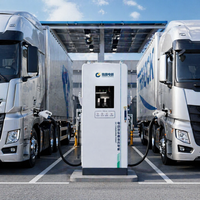 Cargador Rápido de CC para Camiones de Servicio Pesado de 400kW, Doble Pistola, 1000V 300A, para Minería, Puertos, Centros Logísticos y Estaciones de Autobuses
