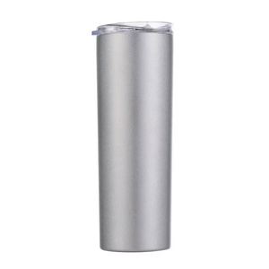 Gobelet droit à double paroi en acier inoxydable 304 de 20 oz avec logo personnalisé, pour le bureau et la maison, avec couvercle - Product Image 1
