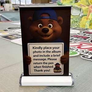 Desktop Roll-Up Werbebanner A4 Tragbarer Einziehbarer Aluminium-Rahmen Werkzeugfreie Montage für Werbung und <span class=keywords><strong>Promotion</strong></span> - Product Image 5