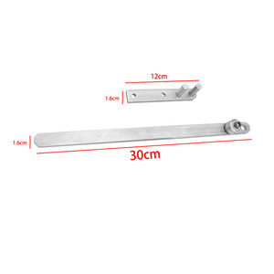 Machine à cintrer les barres d'armature, outil manuel en acier de 30 cm pour la construction, acier au carbone - Product Image 1